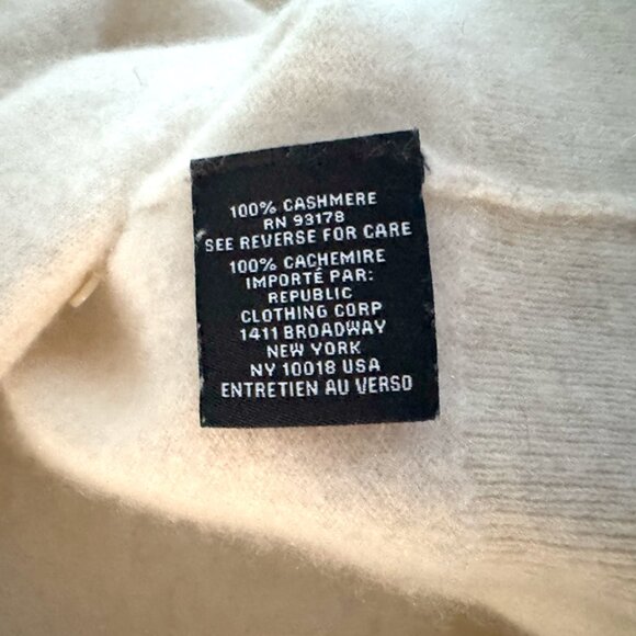 House of Harlow 1960 Cream Cashmere Cardigan – Ruffle Trim, Size XS - Picture 4 of 4